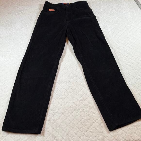 Empyre Loose Fit Black Corduroy Skate Pants size 32 - excellent condition - Picture 1 of 9